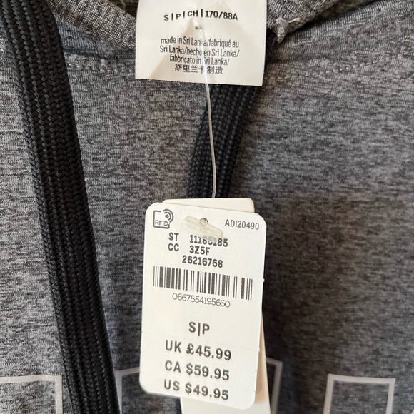 PINK gray technical hooded pullover - Picture 9 of 9